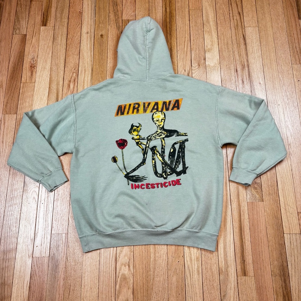 Nirvana Graphic Hoodie - Green